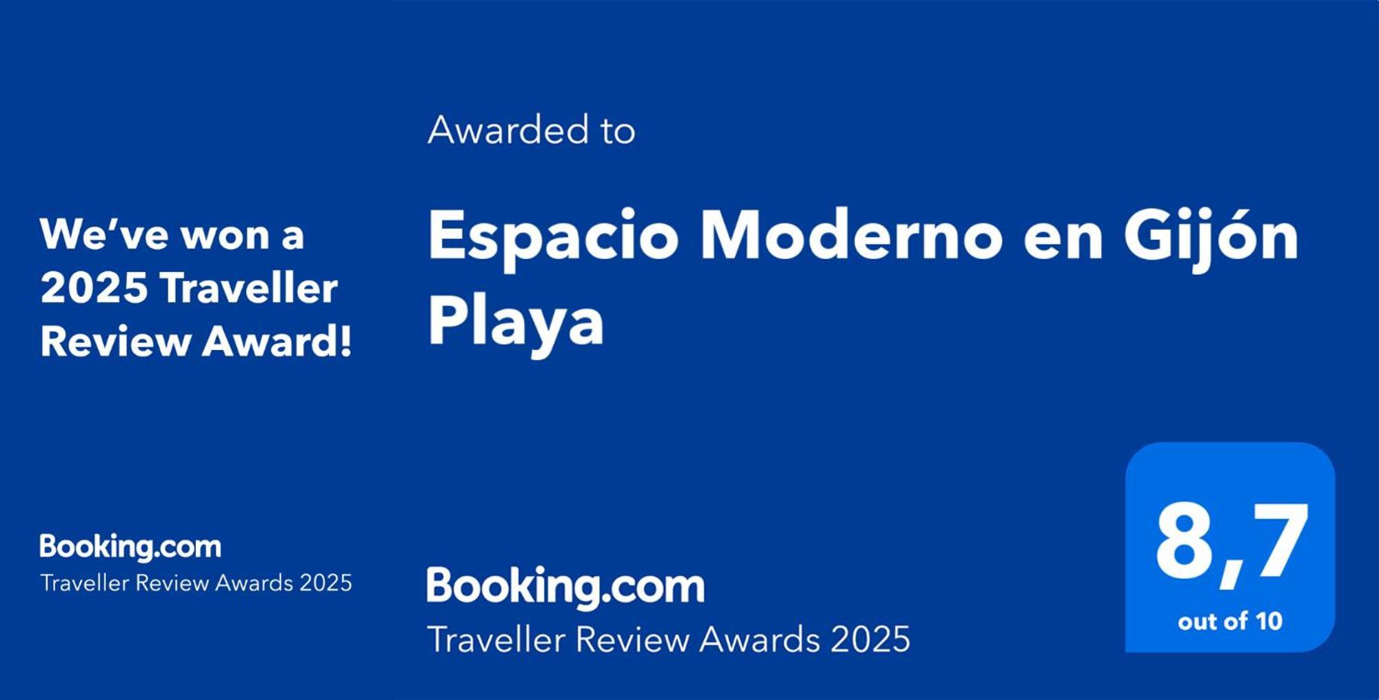 Espacio Moderno En Gijon Playa 외부 사진